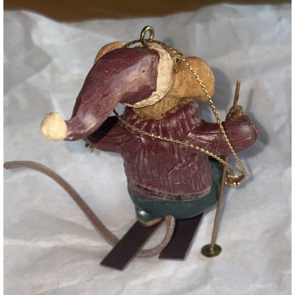 Christmas Ornament Hole in Wall Gang Mouse Riding Pig Kurt Adler - Picture 4 of 6